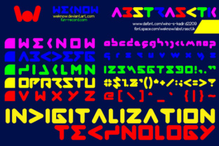 Abstrasctik: A Futuristic Font for Modern Design