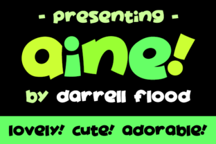 Aine: A Playful Display Font