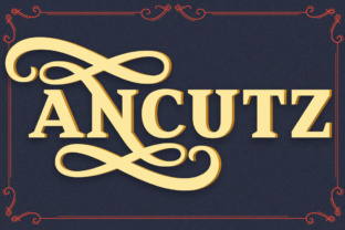 Ancutz: A Stylish Display Font for Elegant Design