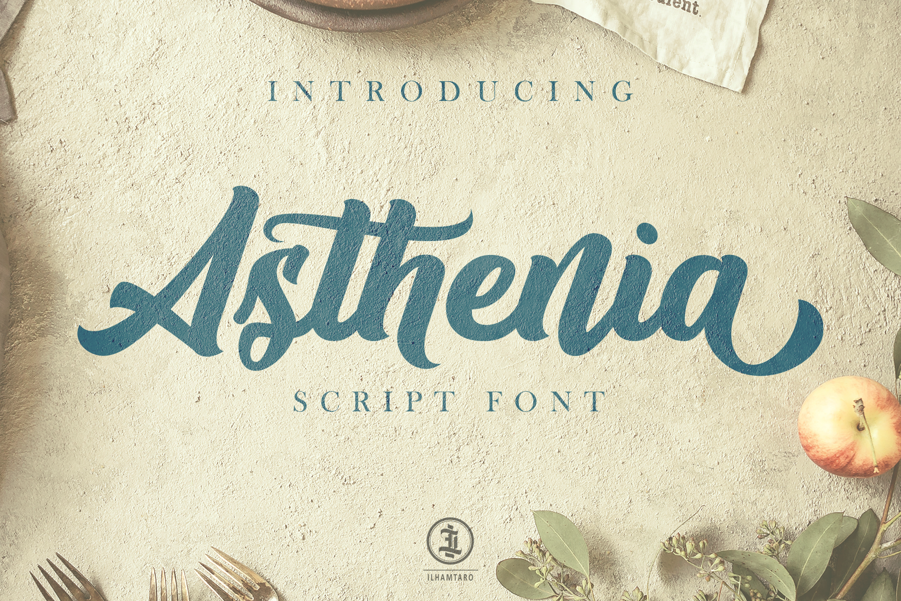 Asthenia: A Bold Display Font for Creative Projects