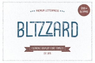 Blizzard: A Bold Typeface for Editorial Design