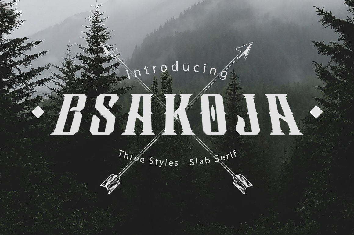 Bsakoja: A Bold Font for Business Branding
