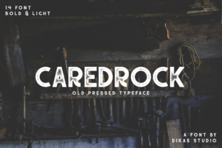 Caredrock: A Vintage Display Font