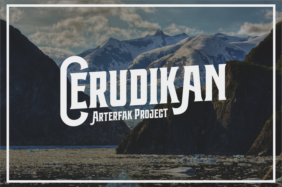 Cerudikan: A Bold Display Font for Creative Projects