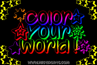 Color Your World Font Review