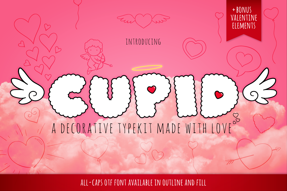 Cupid: A Font That Speaks Romance
