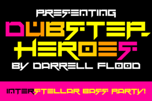 Dubstep Heroes Font for Web Design