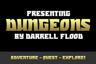 Dungeons: A Fantasy Font for Bold Branding