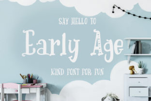 Early Age Font: Handwritten Charm for Makers