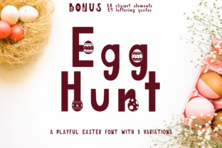 Egg Hunt Font: Festive and Functional