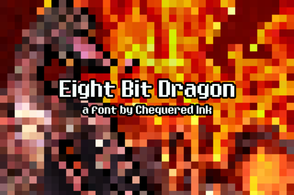 Eight Bit Dragon: A Retro Font for Business Branding