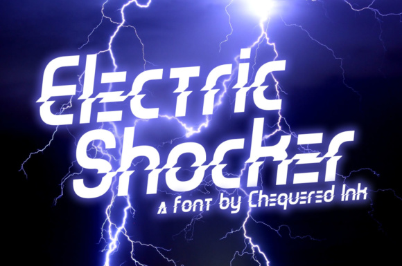 Electric Shocker Font: A Spark for Your Design