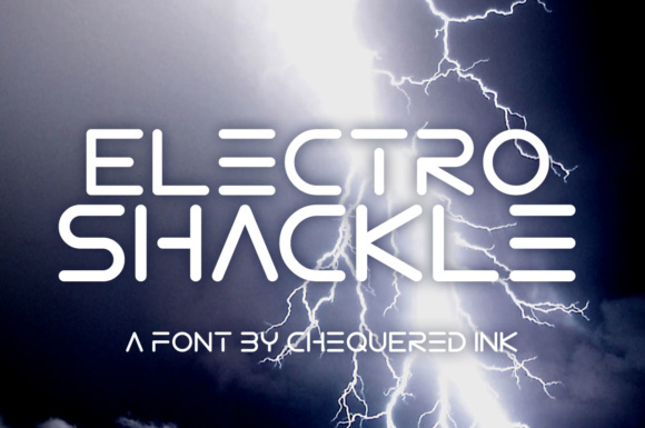 Electro Shackle: Bold Font for Impactful Campaigns