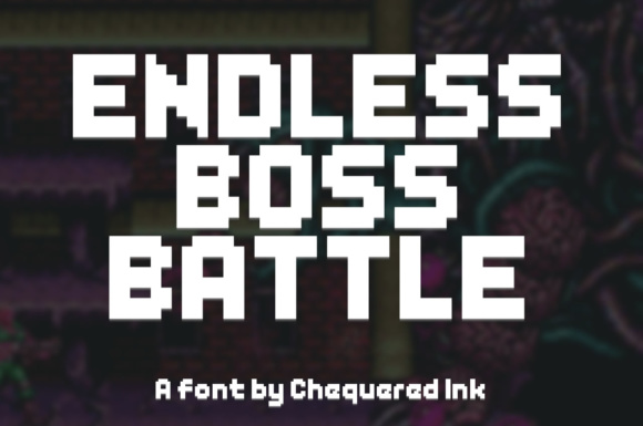 Endless Boss Battle Font for Business