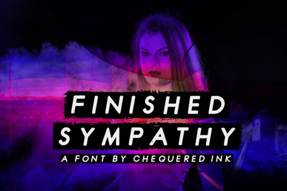 Finished Sympathy Font for Creative Projects