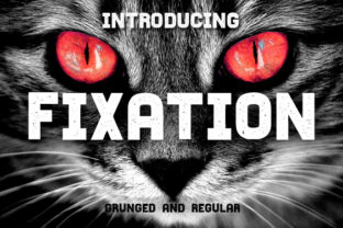 Fixation: A Bold Display Font