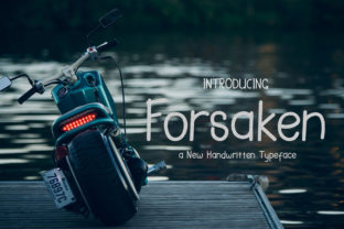 Forsaken: A Handwritten Font for Creative Campaigns