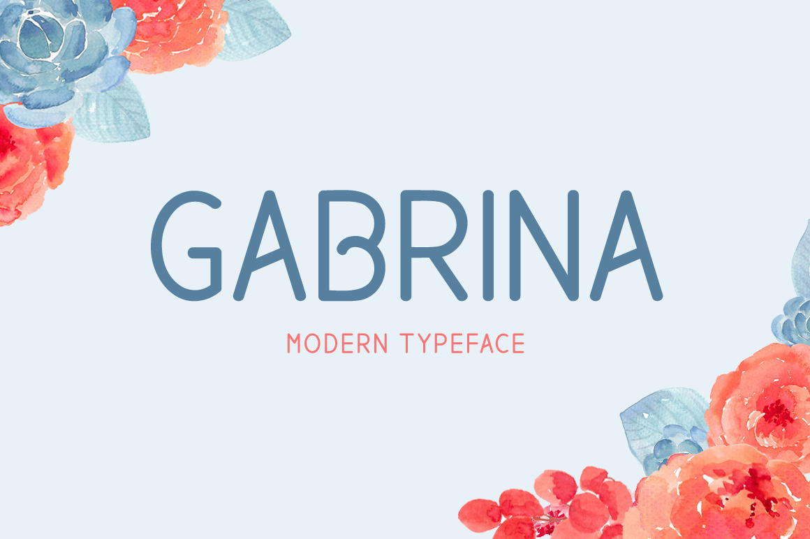 Gabrina: A Modern Typeface for Elegant Design