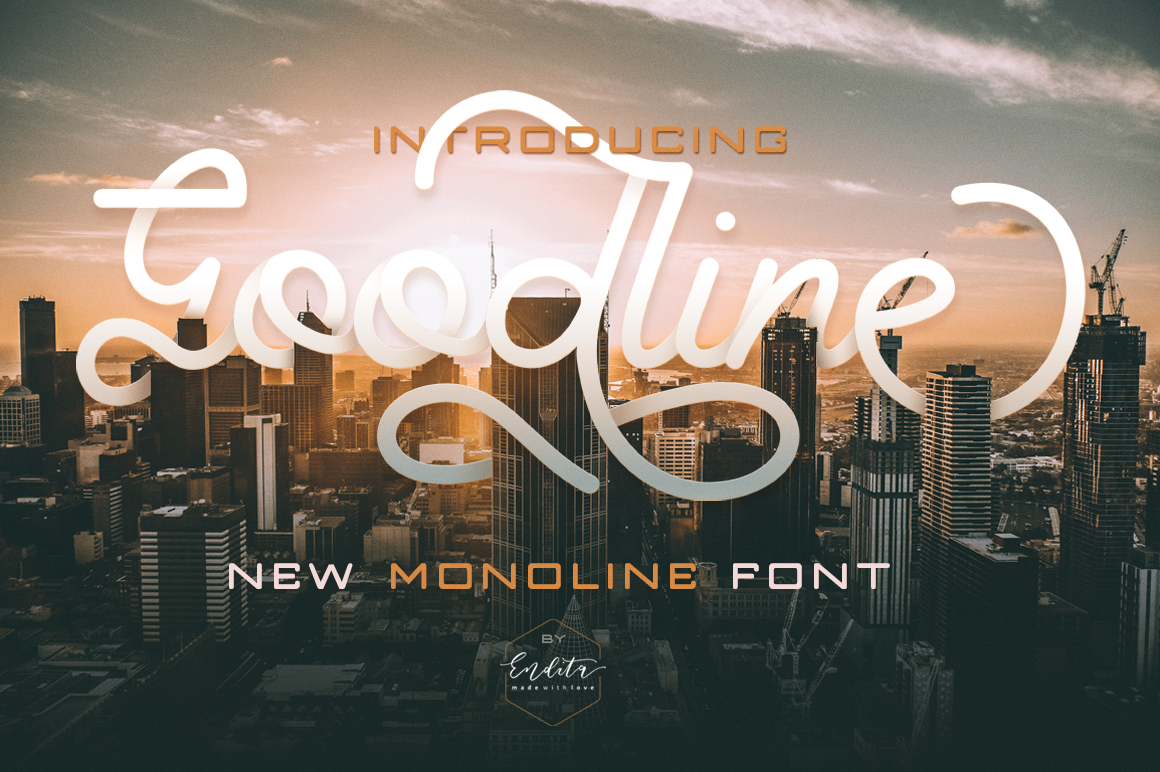 Goodline - Monoline: A Font for Business Brilliance