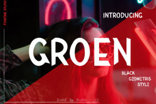 Groen: A Bold Display Font for Modern Campaigns