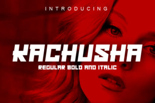Kachusha: A Bold Display Font for Designers