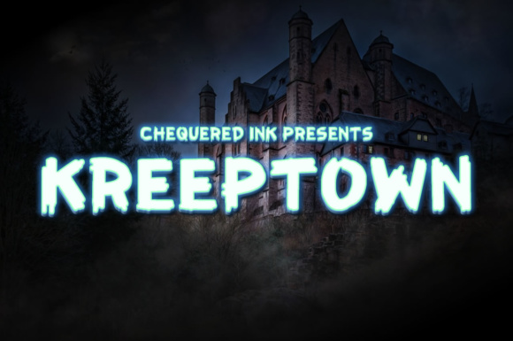 KreepTown: A Spooky Display Font