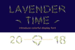 Lavender Time Font for Creative Projects