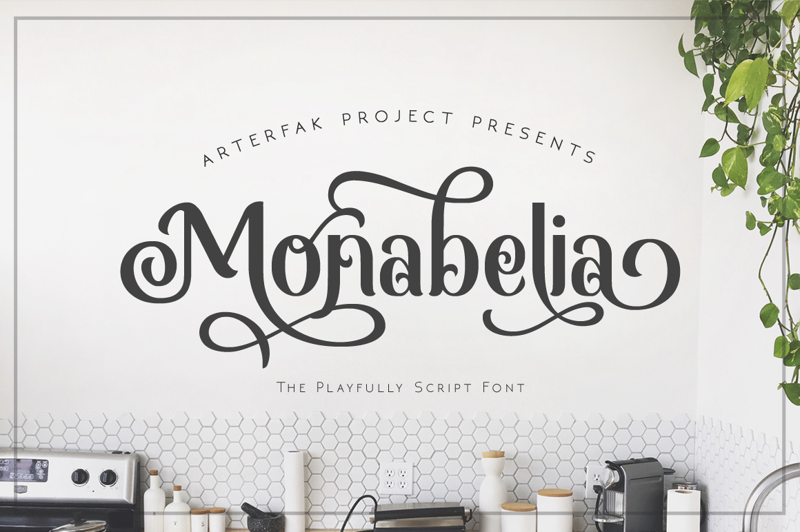 Monabelia: A Bold and Elegant Display Font