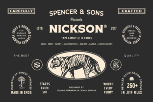 Nickson: A Font for Business Brilliance