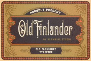 Old Finlander: A Vintage Display Font