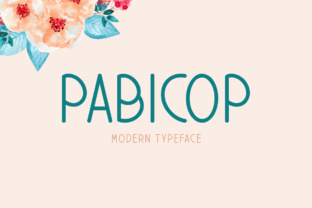 Pabicop: A Stylish Display Font