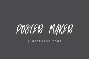 Poster Maker: A Bold Typographic Statement