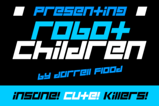 Robot Children Font: A Futuristic Typographic Choice