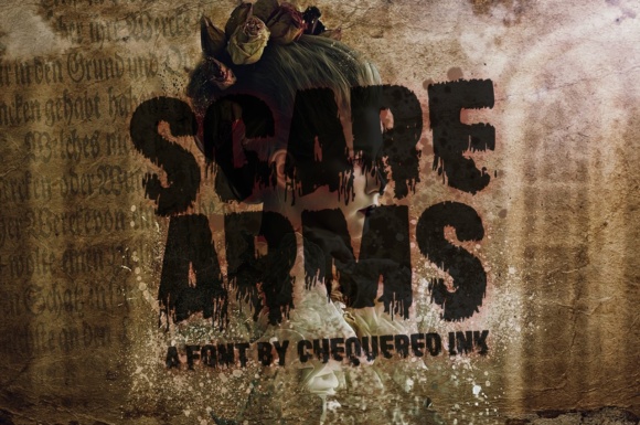 Scare Arms: A Creepy Font for Creative Makers