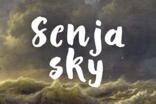 Senja Sky Font: Elegant Display Type