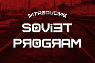 Soviet Program Font for Business