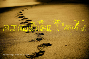 Summer Light Font for Creative Projects