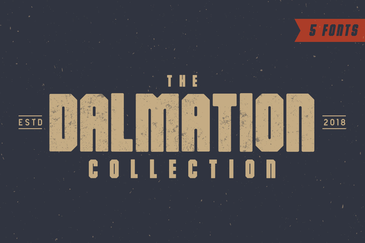 The Dalmation Font: Bold and Vintage for Business Branding