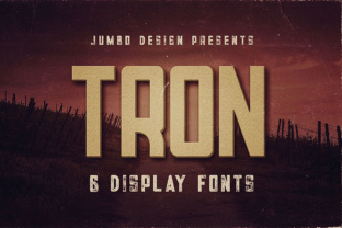 Tron: A Bold Display Font for Impactful Design