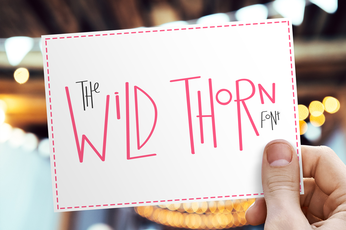 Wild Thorn Review: A Bold Display Font